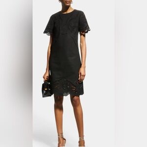 KOBI HALPERIN Lisa Lace-Insert Tiered Dress. Size XS NWT